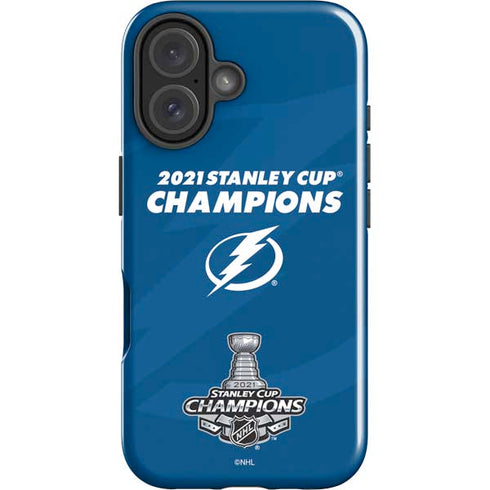 NHL 2021 Stanley Cup Champions Tampa Bay Lightning iPhone 16 Plus Impact Case